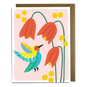 Carte vierge Colibri
