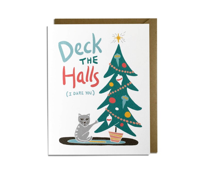 Funny Christmas Boxed Card Set Holiday Cards Sarcastic Etsy