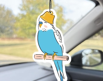 Parakeet Car Air Freshener - Coconut