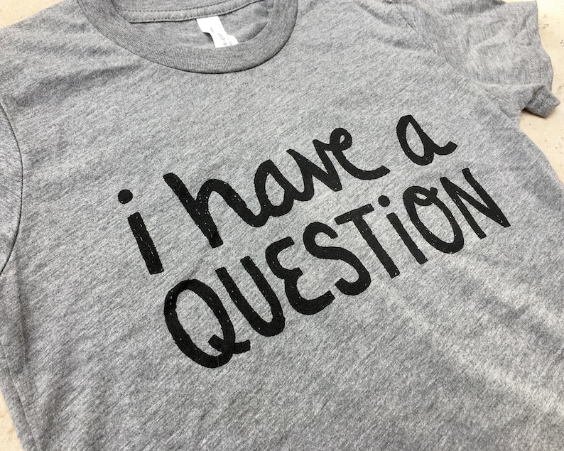 Funny Kids Tee I Have a Question, christmas gift image 2