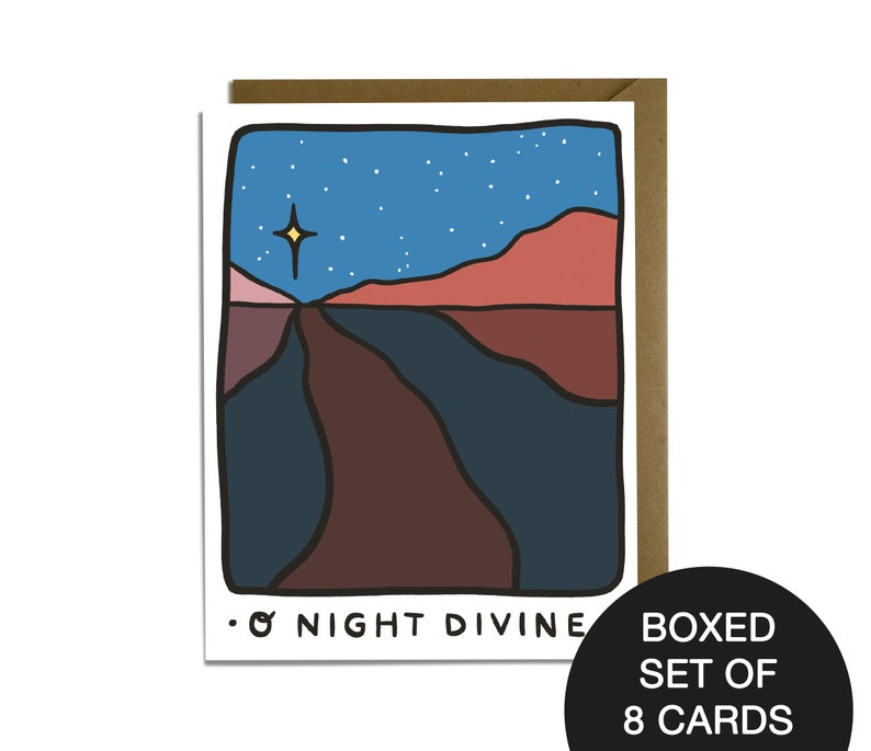 O Night Divine Southwest Desert Christmas Card Boxed Set Of Etsy
