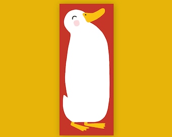 Ducky Notepad - Stocking Stuffer, Notepad, To-Do List, Market List
