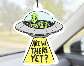 UFO Car Air Freshener - Midnight Ice