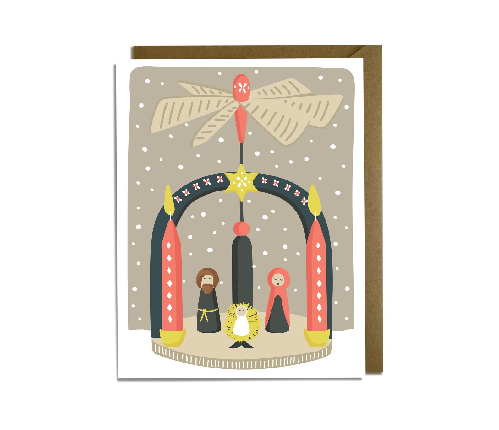 Christmas Card Boxed Set of 8 German Christmas Pyramid - Etsy