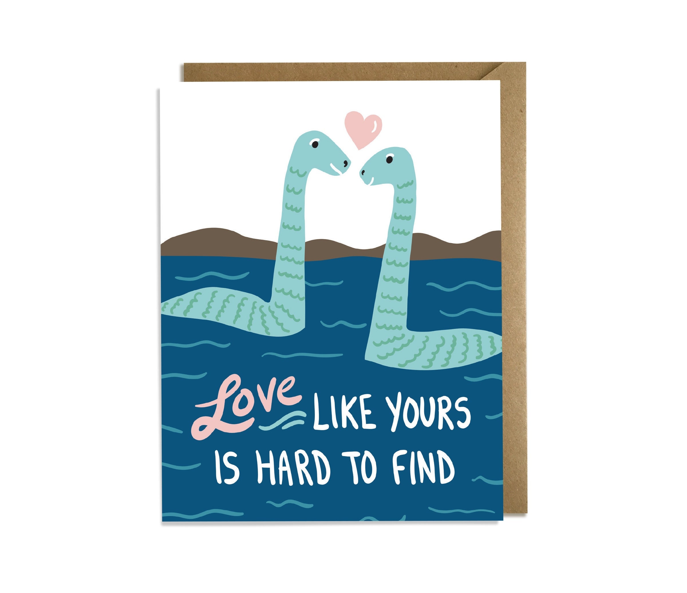 Funny Loch Ness Monster Love Card: Anniversary, Wedding