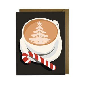 Christmas Latte Sweet holiday card BOXED SET OF 8 image 2