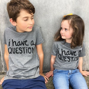 Funny Kids Tee I Have a Question, christmas gift image 4