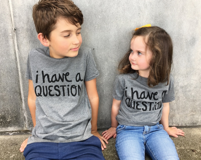 Funny Kids Tee I Have a Question, christmas gift image 4