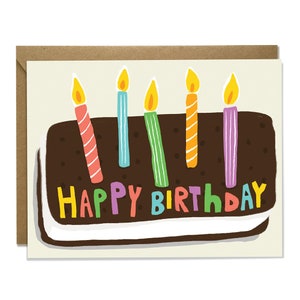 Ice Cream Sandwich Karte zum Geburtstag - süß und süss