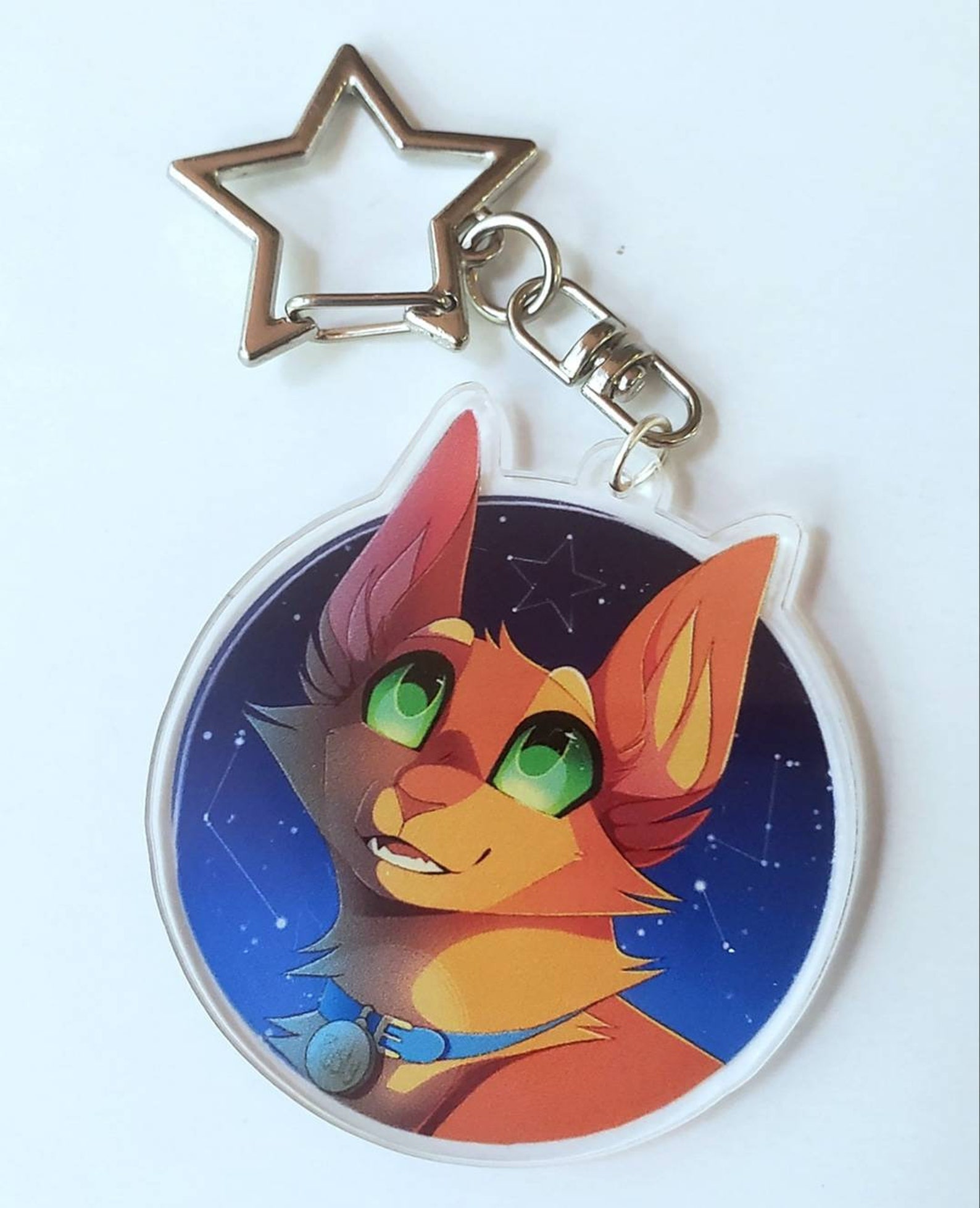 Warrior Cats Rusty/ Firepaw Keychain Charm Etsy