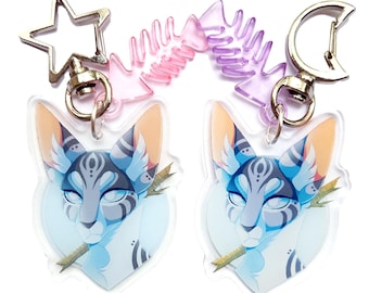 Jayfeather Arcylic Charm Keychain Double-Sided