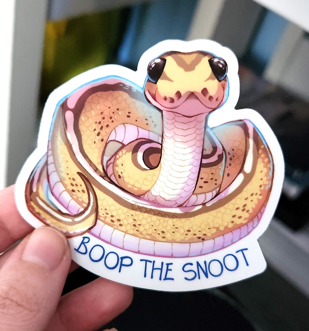 Ball Python Sticker Boop the Snoot - Etsy
