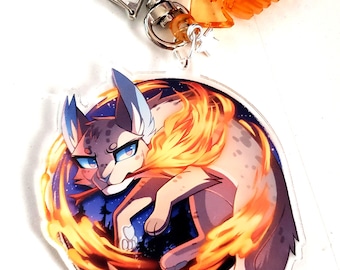 Ashfur Double Sided Acrylic Charm Keychain