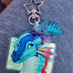 Glory - Wings of Fire Acrylic Charm Keychain
