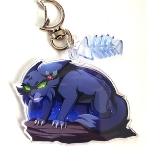 Hollyleaf Double Sided Acrylic Charm Keychain