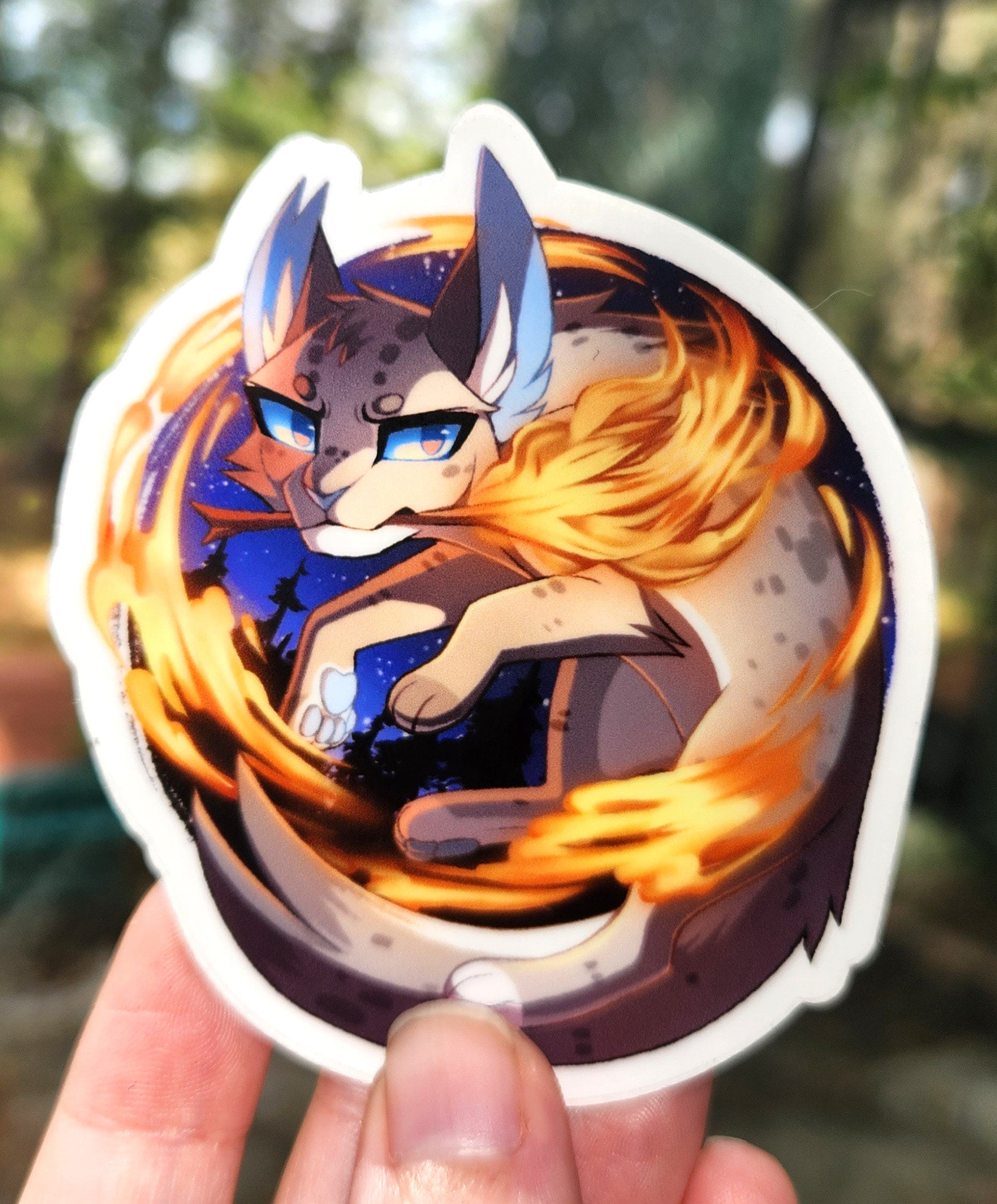Ashfur, Firestar and Bluestar Sticker - Etsy
