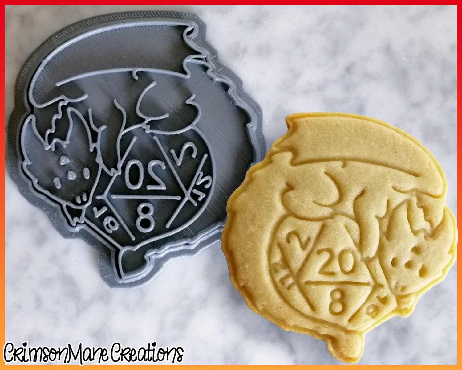 D20 Cookie Cutter Etsy