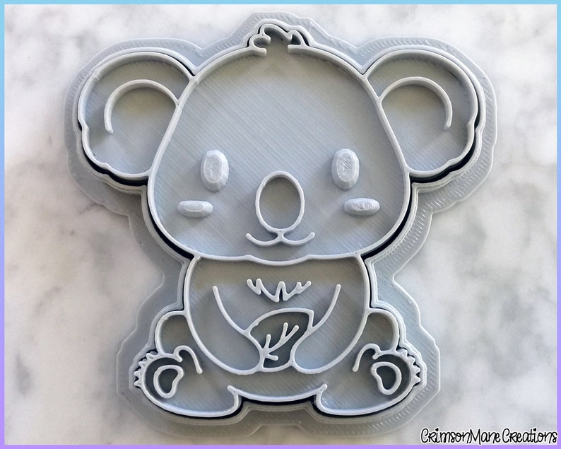 Koala Cookie Cutter Australian Animals 3D Printed Cute Etsy Australia
