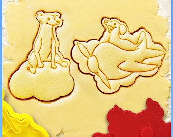 Dog of Wisdom Cookie Cutter Set, Hand-Drawn 3D Printed Funny Meme Gift, Baking Supplies