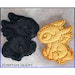 Black Baby Dragon Cookie Cutter - Cute Chibi Dragon - Ceramics and Pottery - 3D Printed - Fondant Tool - Fantasy - Biscuit Baking Supplies 