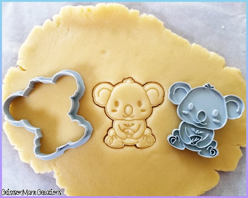 Koala Cookie Cutter Australian Animals 3D Printed Cute Etsy Australia