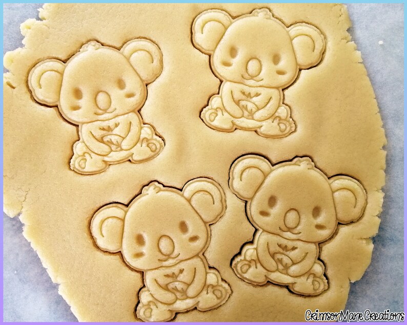 Koala Cookie Cutter Australian Animals 3D Printed Cute Etsy Australia
