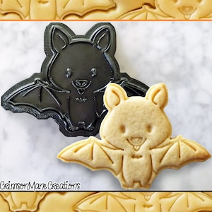Tagliapasta a forma di pipistrello - Pipistrello della frutta australiano - Stampato in 3D - Dolcetti di Halloween - Volpe volante - Strumento per fondente - Forniture per la cottura dei biscotti - Ceramica