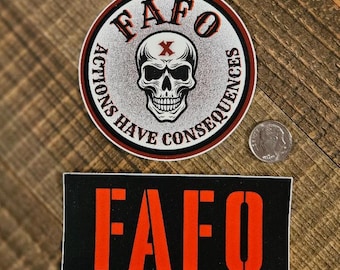 FAFO Decals Set - Stickers