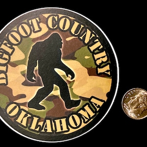 Bigfoot Country Oklahoma Decal