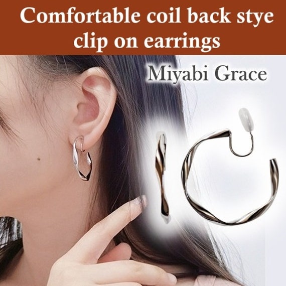 Etsy clip on hoop earrings deals