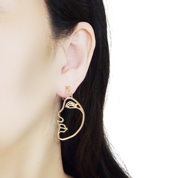 Comfortable Gold Invisible Clip on Earring Converters 