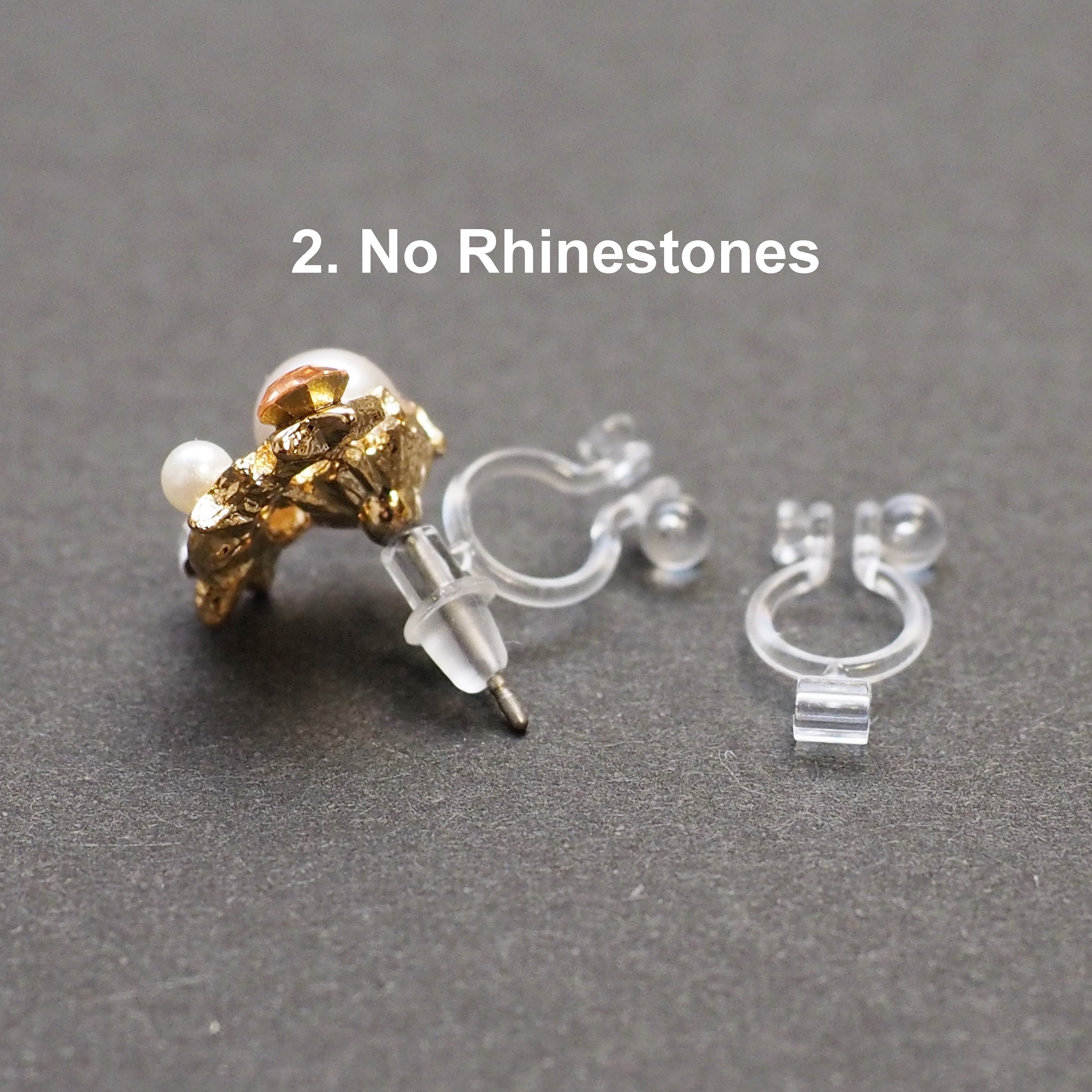 Clip on Earrings Converter Components with Post for Non-Pierced Ears –  zpsolution