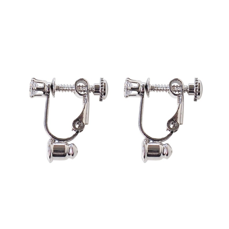 Sterling silver clip on earring converter Clearance