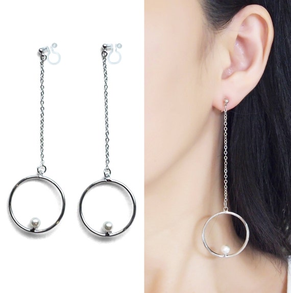 Do dangle clip on earrings look like obviously clip on earrings? |  MiyabiGrace: Invisible clip on earrings from Japan