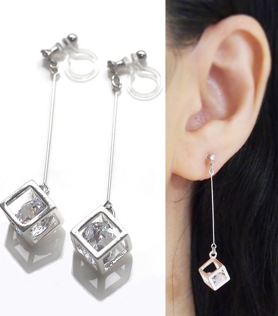 Clip on store earrings etsy