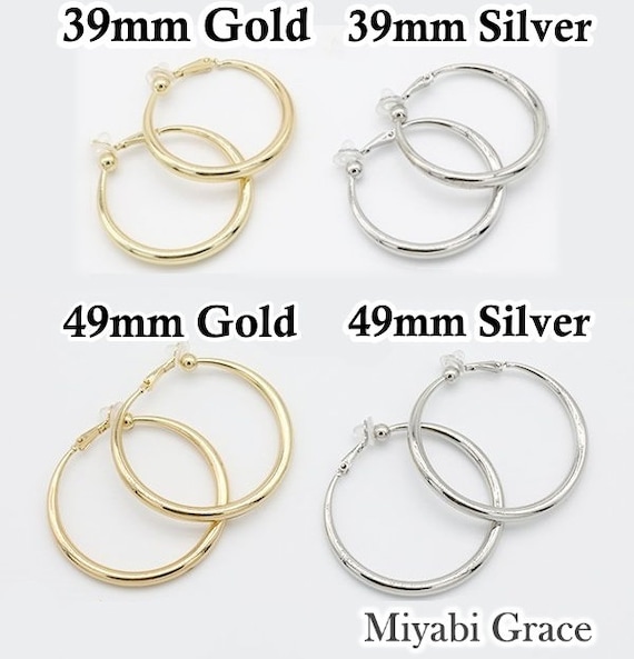 Clip Per Orecchini Senza Piercing Decorati Con Cerchi