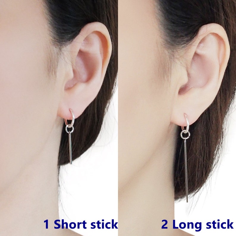 Comfortable clip on hoop earrings men's silver clip on Etsy