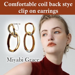Best seller! 2 pairs of Pierced look and comfortable invisible clip on –  Miyabi Grace