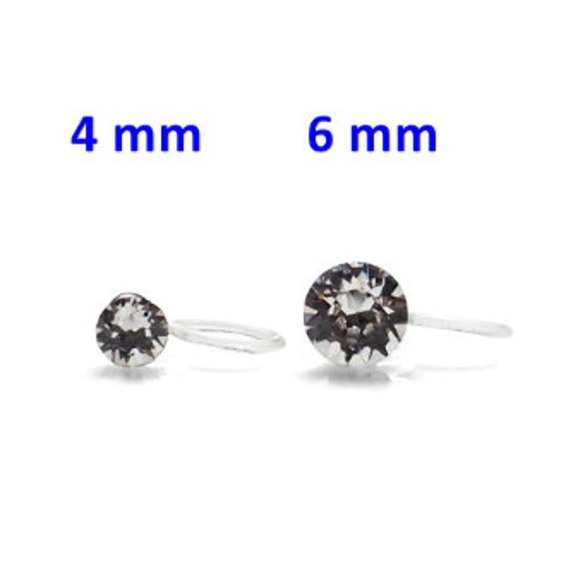 Invisible Clip on Earrings 6mm Freshwater Pearl Clip on Stud Etsy