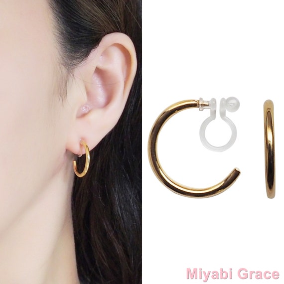 Gold Hoop Pirate Earrings