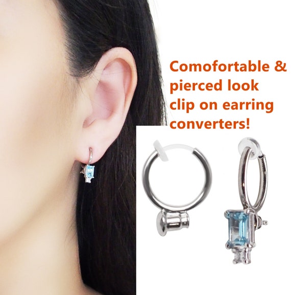 Silver Clip On Stud Earrings Converters - Lovisa