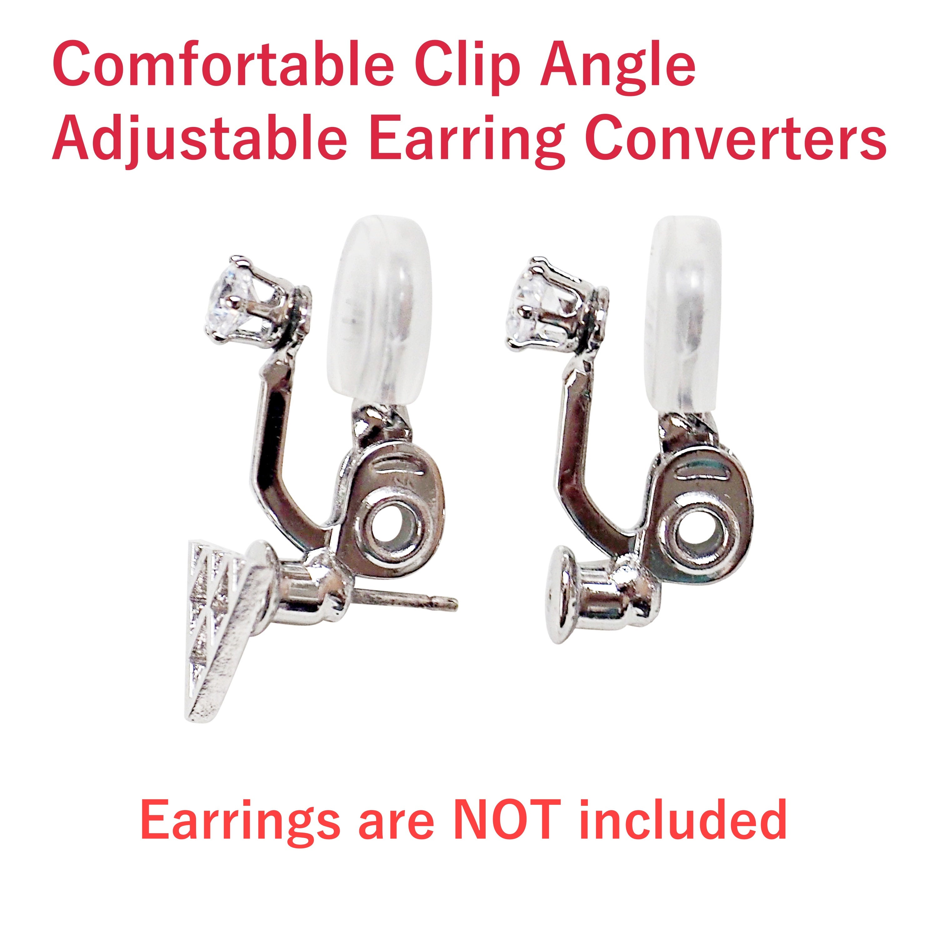 Super Comfortable Clip Angle Adjustable Clip On Earrings Etsy