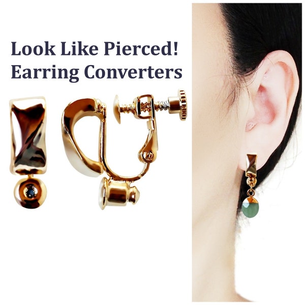 Pierced Earring Converter to Clip On Etsy