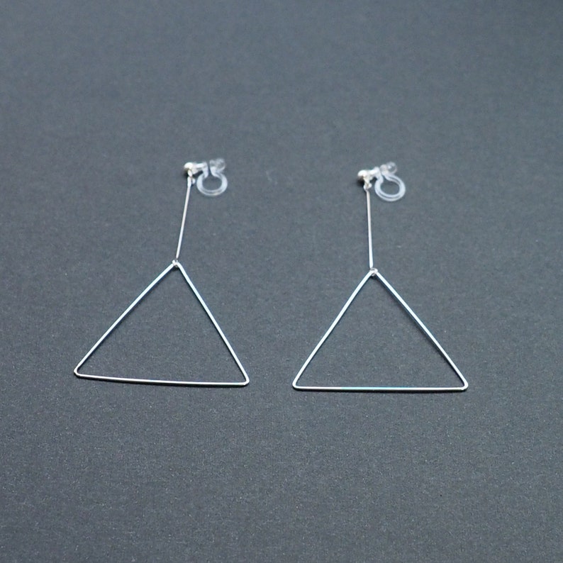 Silver Square Drop Earrings - Boho Style Jewelry for Women – Boho Beach Hut