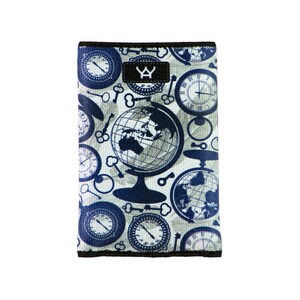 YaYwallet - Tarjetero, Cartera delgada, Cartera para tarjeta de crédito, Cartera para bolsillo delantero, Cartera para hombre, Cartera minimalista - Atrás en el tiempo