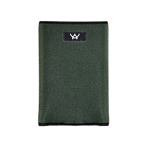 YaYwallet - Tarjetero, Cartera delgada, Cartera para tarjeta de crédito, Cartera para bolsillo delantero, Cartera para hombre, Cartera minimalista - Verde sólido