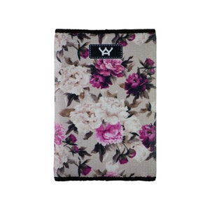 YaYwallet - Titular de la tarjeta de crédito, Cartera delgada, Cartera de tarjeta de crédito, Cartera para bolsillo delantero o bolso pequeño, Cartera minimalista - Púrpura oscuro