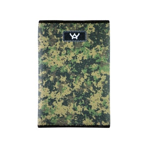 YaYwallet - Titular de la tarjeta de crédito, Cartera delgada, Cartera de tarjeta de crédito, Cartera para bolsillo delantero o bolso pequeño, Cartera minimalista - Tech Camo
