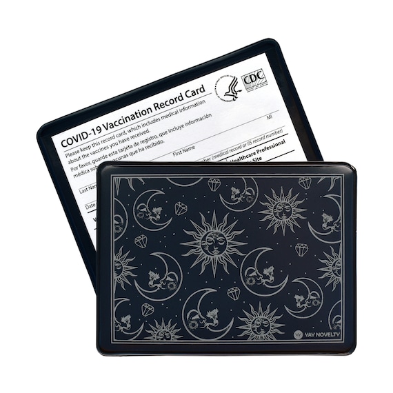 vaccination card protective sleeve MoKo 10-Pack 4