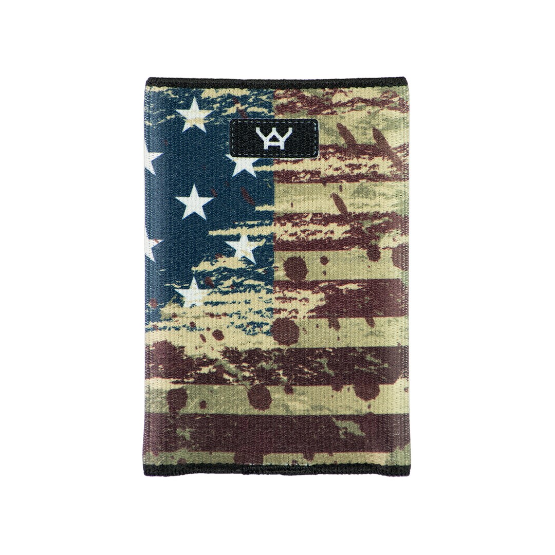 American Flag Slim Wallet – Polyester Credit Card Holder - Etsy